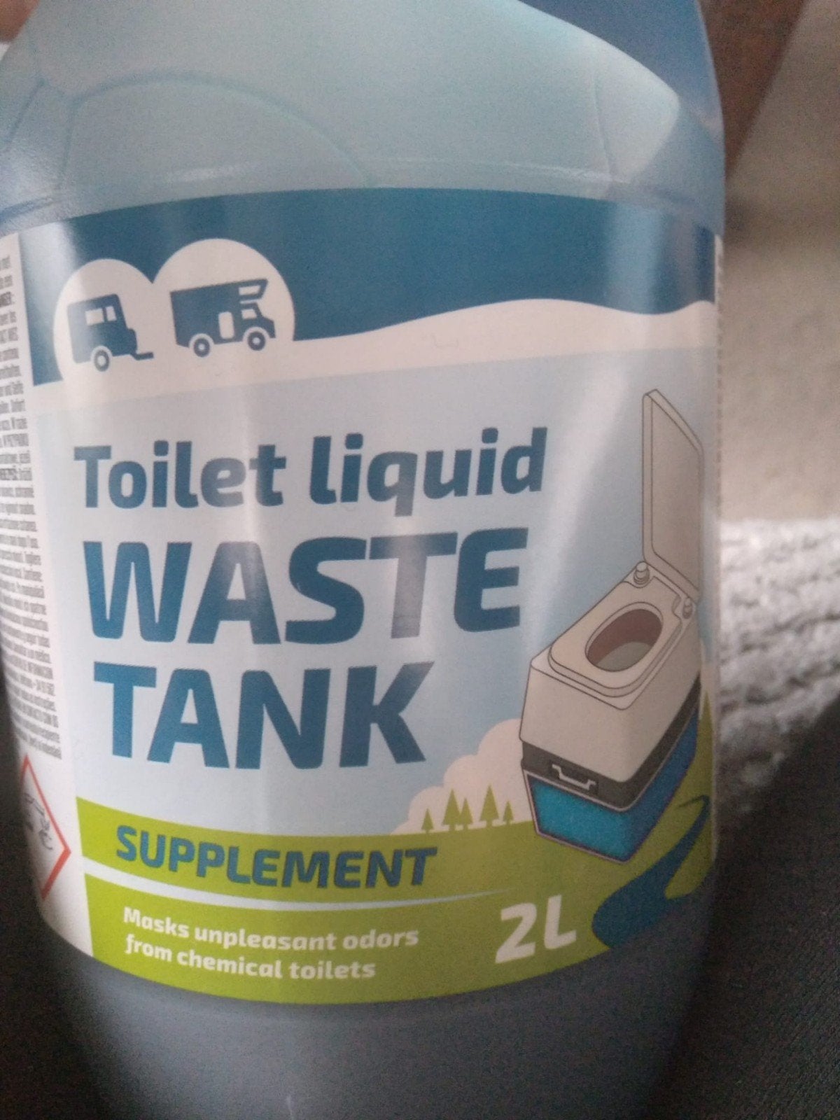 Toiletvloeistof afvaltank supplement 2L -10 nieuwe flessen, Ophalen, Nieuw