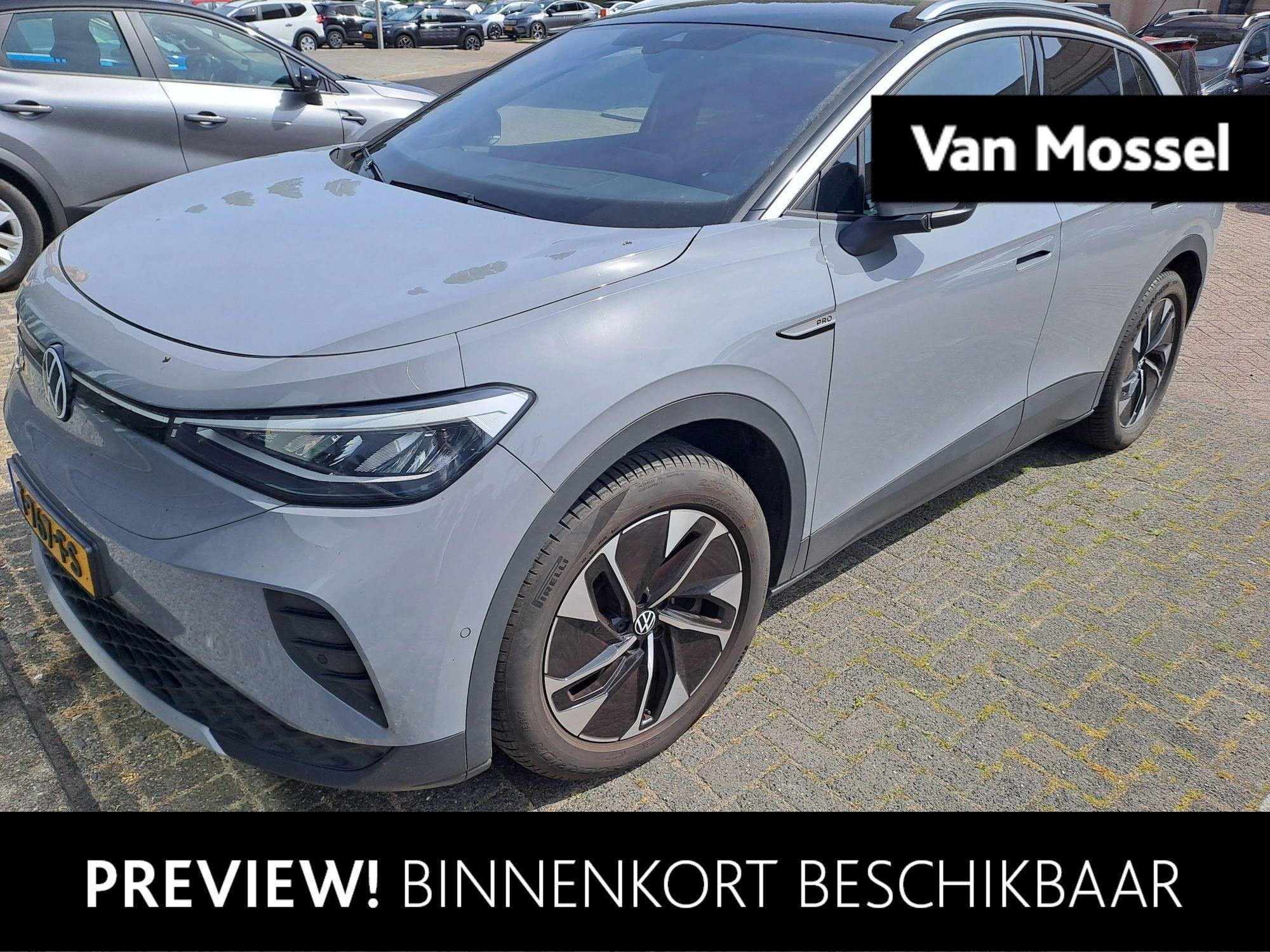 Volkswagen ID.4 Pro 77 kWh 174 PK| Origineel Nederlands | 1e, Auto's, 12 maanden, Achterwielaandrijving, Gebruikt, Zwart