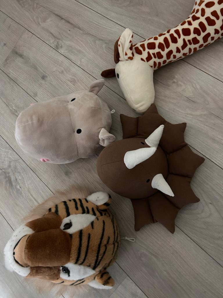 Leuke wand knuffel dieren voor jungle kamer, Kinderen en Baby's, Kinderkamer | Inrichting en Decoratie, Ophalen of Verzenden, Zo goed als nieuw