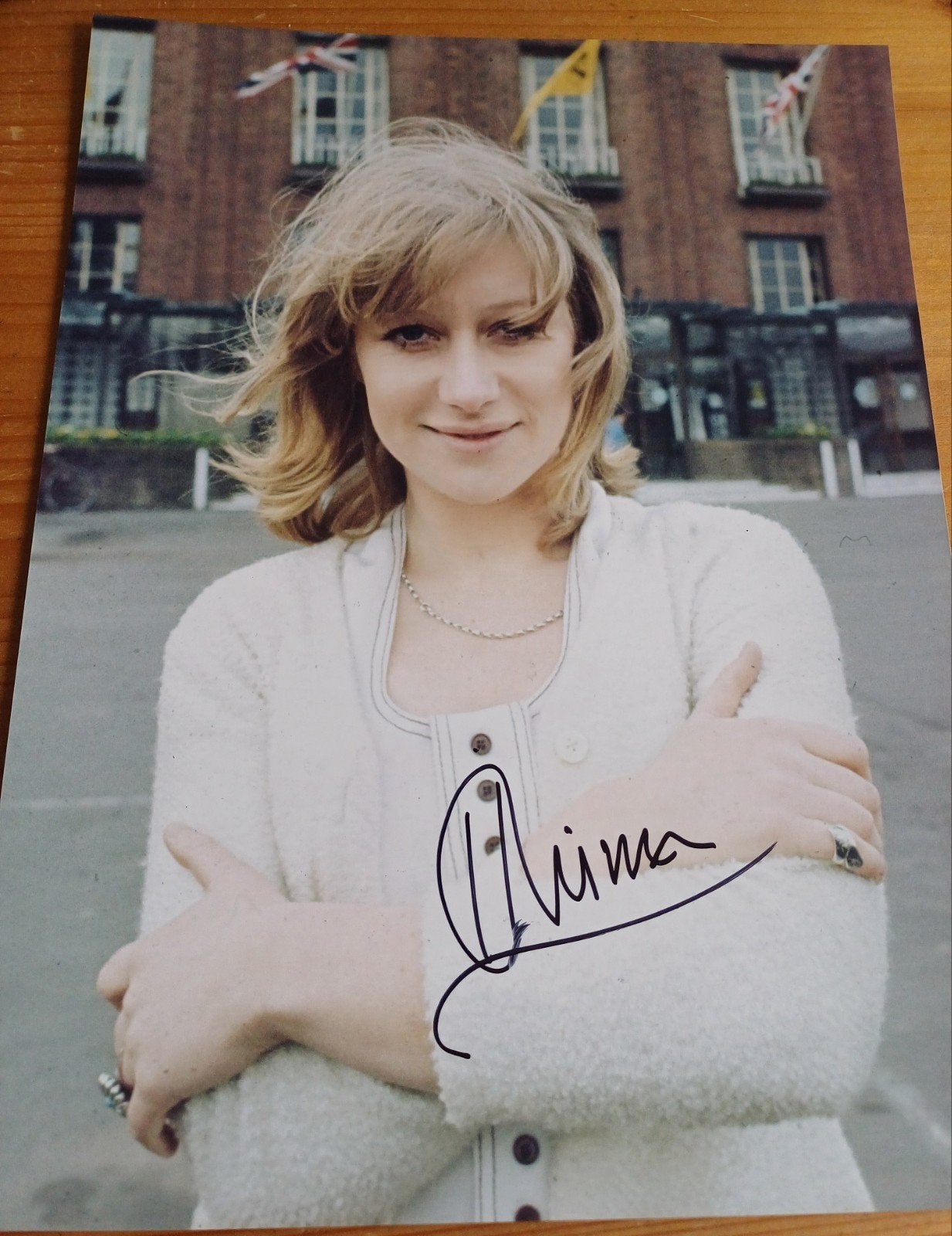 Helen Mirren handtekening gesigneerde foto 30x20cm, Ophalen of Verzenden, Zo goed als nieuw, Foto of Kaart