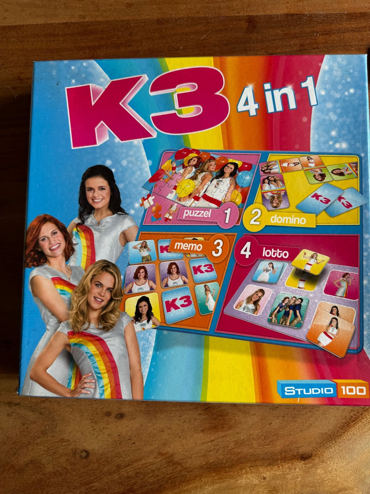 K3 4-in-1 Spellenpakket & K3 DVD's/CD's, Een of twee spelers, Ophalen of Verzenden, Gebruikt