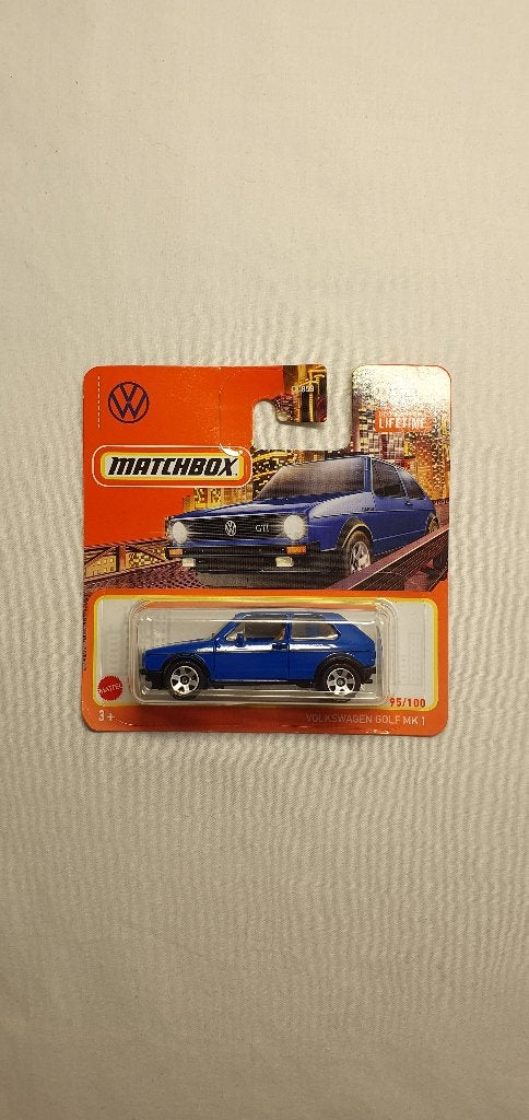 Matchbox Volkswagen Golf MK1 blauw, Ophalen of Verzenden, Nieuw, Auto