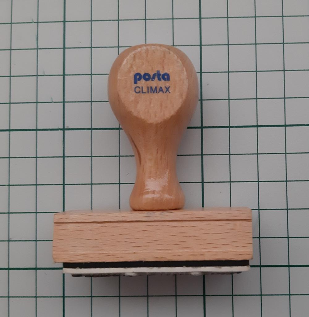 Kerststempel, Ophalen of Verzenden, Gebruikt, Houten stempel