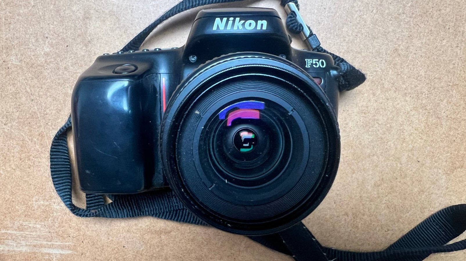Nikon F50 analoge spiegelreflex camera plus extra lens, Ophalen of Verzenden, Gebruikt, Spiegelreflex, Nikon