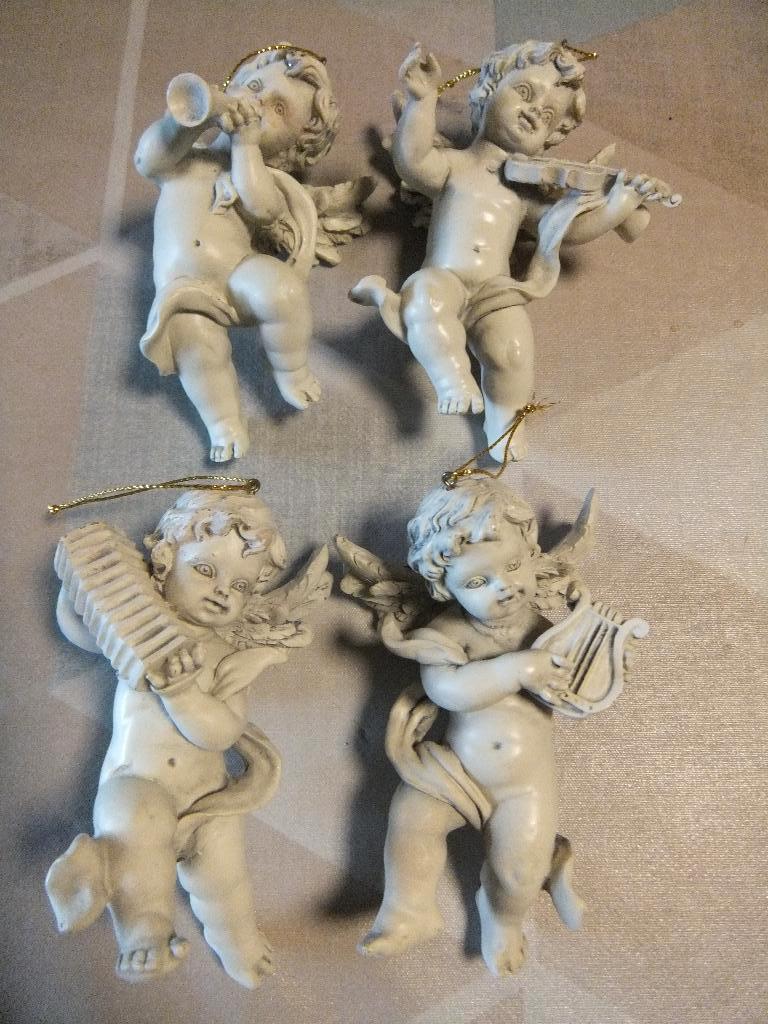 engelen, 2 sets, Diversen, Kerst, Zo goed als nieuw, Ophalen of Verzenden