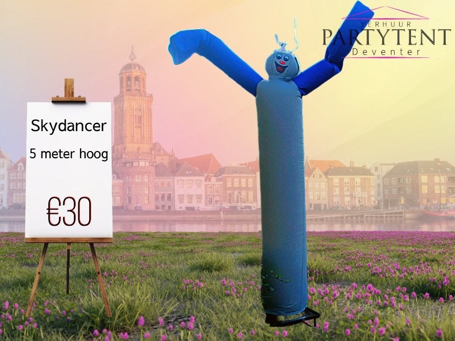 Skydancer 5 meter huren opvallend feestdecoratie, Ophalen, Nieuw, Overige