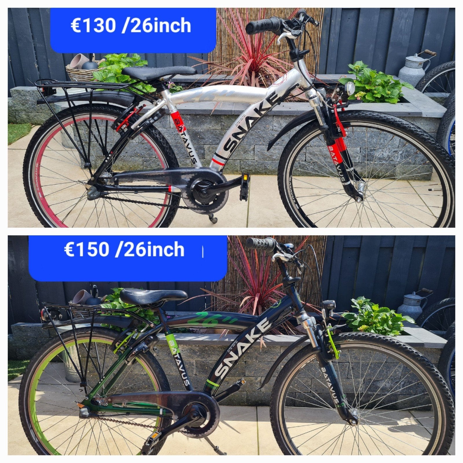 Batavus snake | 26inch | Jongensfiets | Kinderfiets | Stoere, Ophalen, Terugtraprem, Gebruikt, Versnellingen