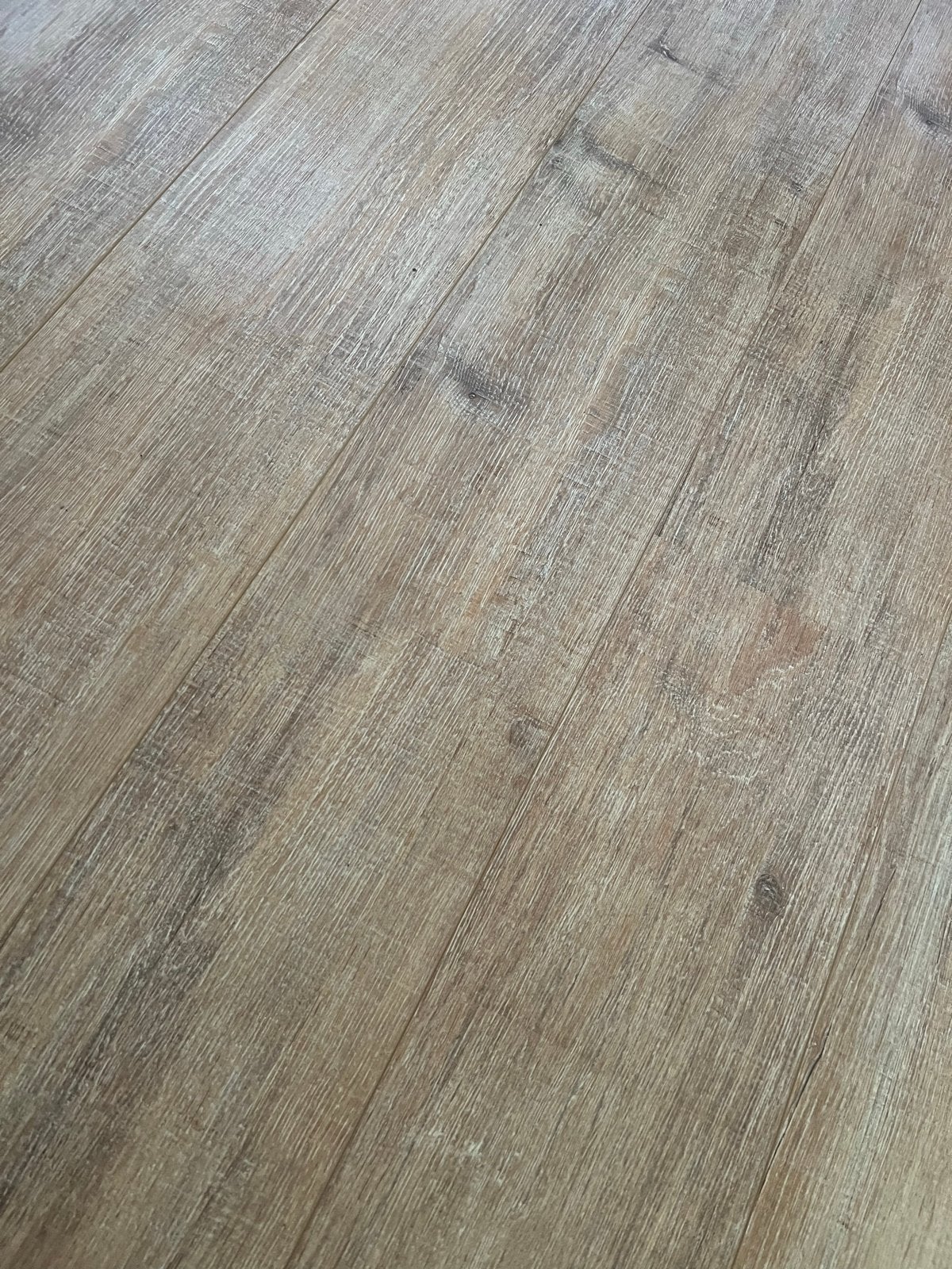 Lichtbruin laminaat, ca. 110 m2, zelf te verwijderen, Ophalen, Gebruikt, Bruin, 75 m² of meer