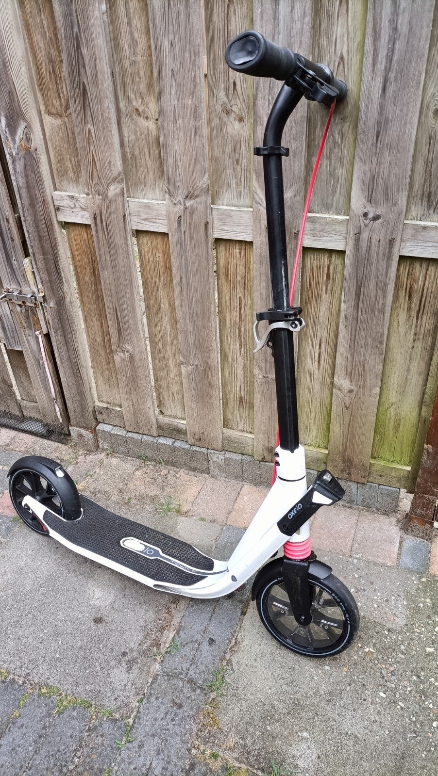 Oxelo Step Rood/Wit/Zwart, Ophalen, Gebruikt, Gewone step