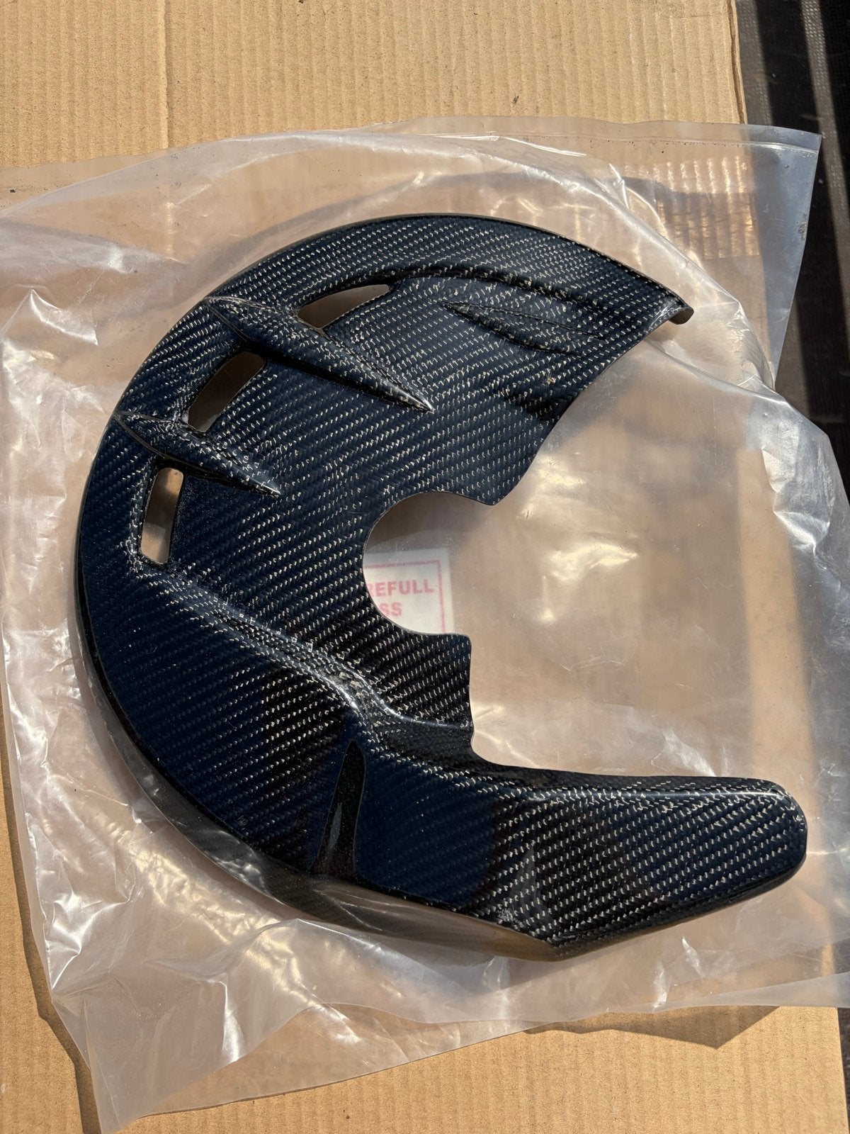 Carbon Voorremschijfbeschermer KTM GASGAS HUSQVARNA, Ophalen of Verzenden, Nieuw
