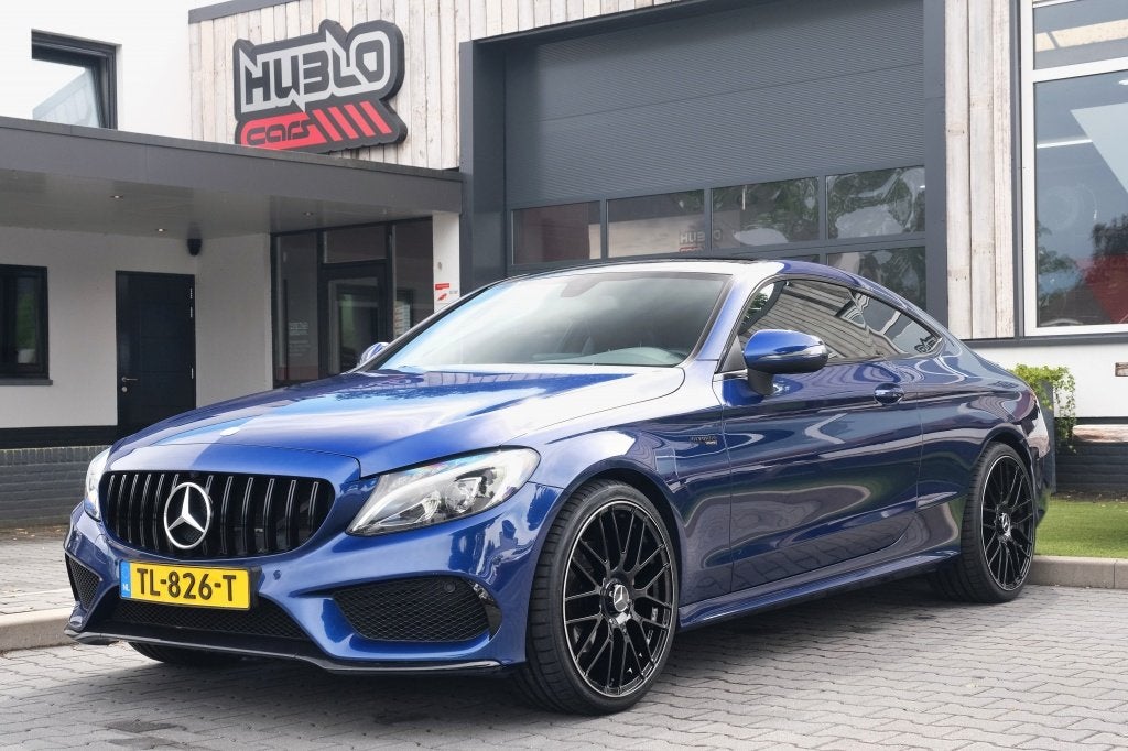 Mercedes-Benz C-Klasse Coupé 180 AMG-Line Edition 1 Pano, B, Automaat, 4 cilinders, 157 pk, Leder en Stof