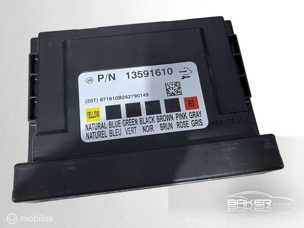 BCM -module Opel ADAM 1.0 Turbo Rocks ('13-'19) 13591610, Gebruikt, Opel, Ophalen of Verzenden, Opel