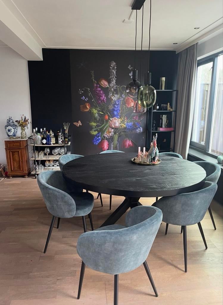 Groot formaat foto/wanddecoratie - 1.60m x 2.45m, Ophalen, Minder dan 10 m², Blauw
