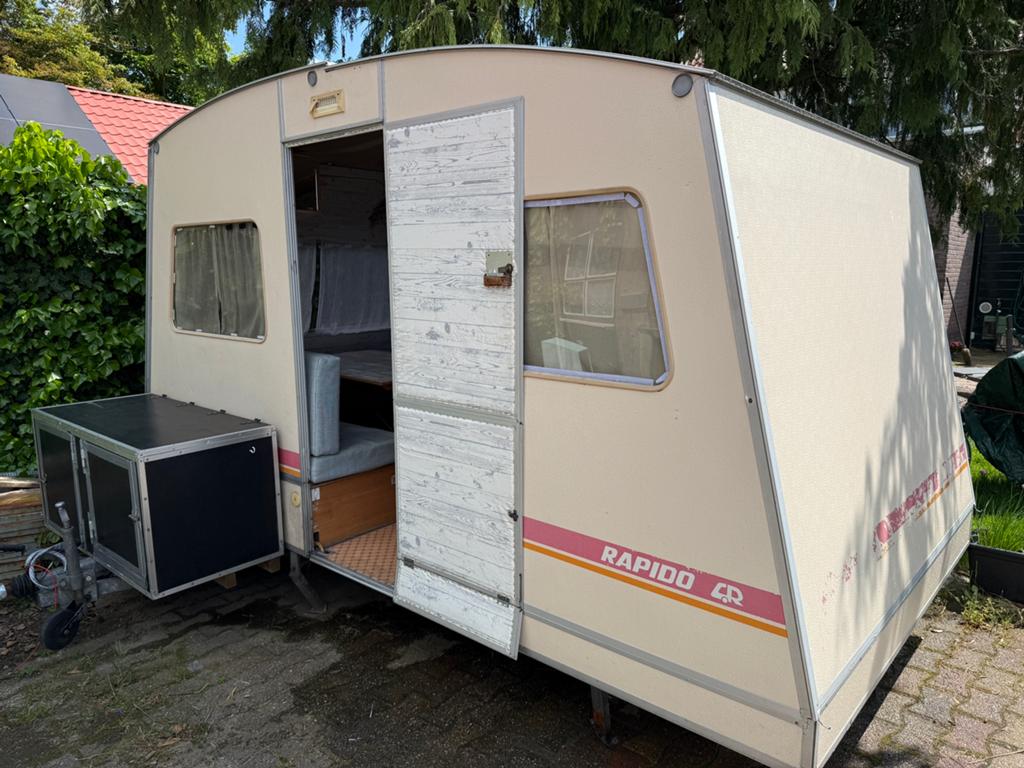 Rapido confort klapcaravan, Caravans en Kamperen, Caravans, Vast bed, Luifel, Rapido, Particulier