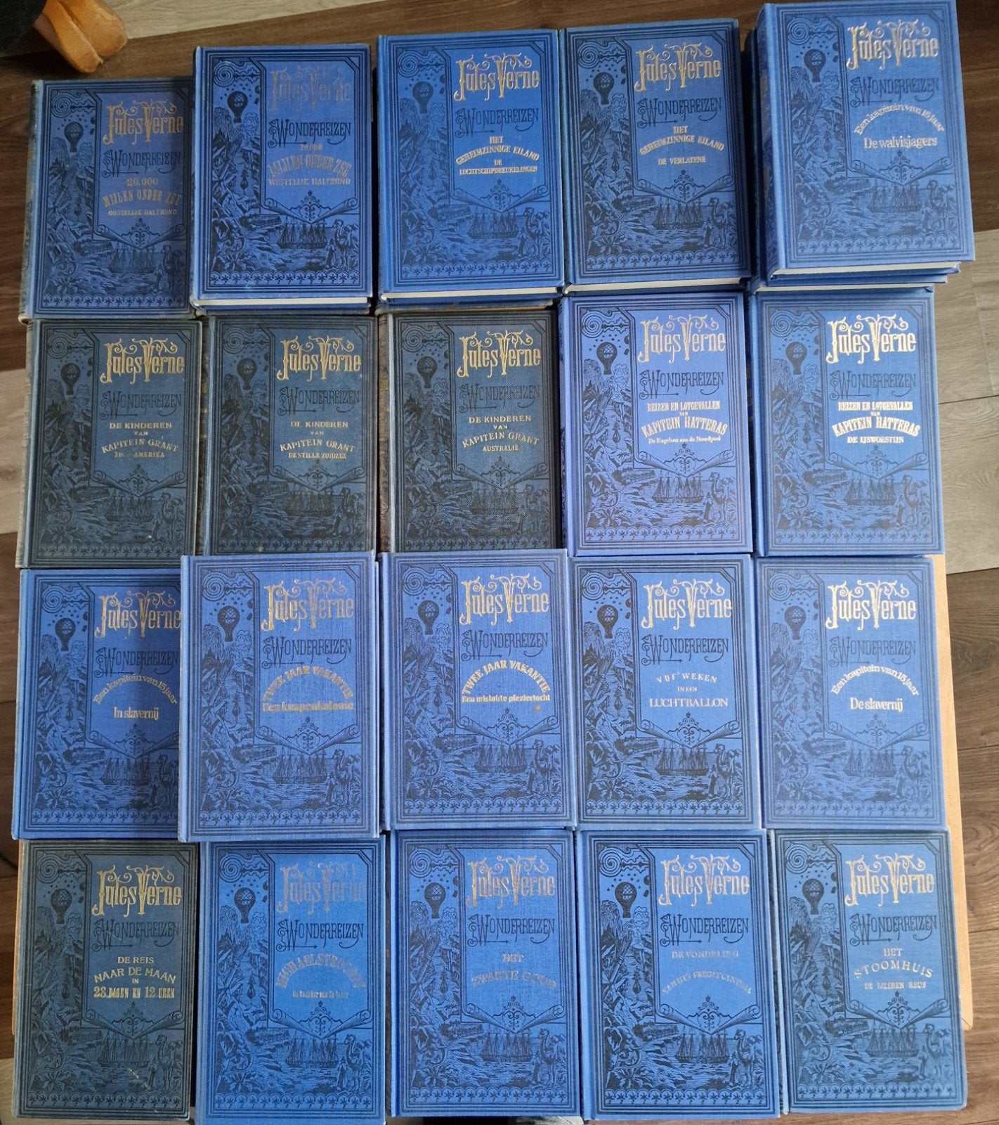 Jules Verne Wonderreizen collectie - boeken, Ophalen of Verzenden, Gelezen