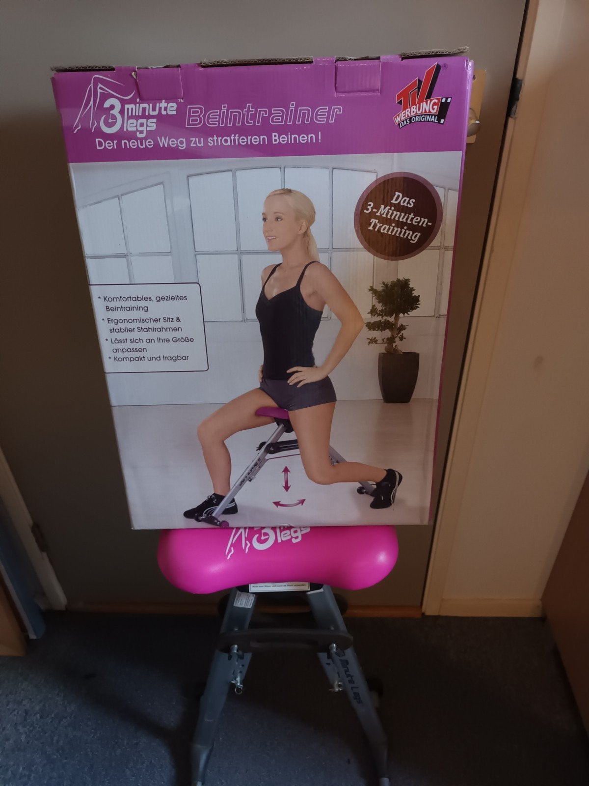 3 Minute Legs Beintrainer, Sport en Fitness, Fitnessmaterialen, Ophalen, Zo goed als nieuw, Benen, Overige typen