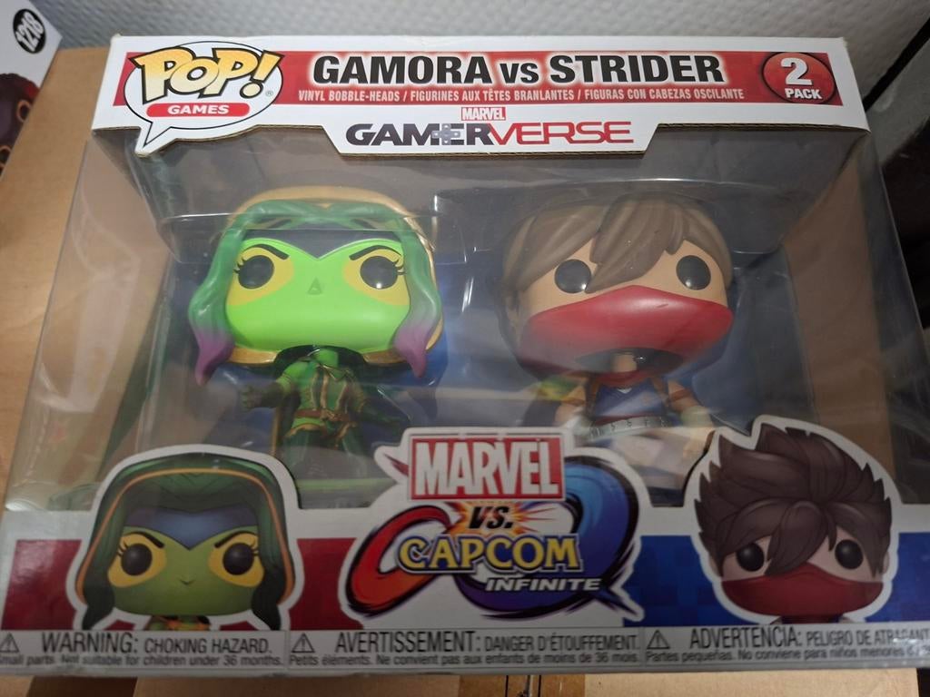 Funko Pop! Gamora vs Strider 2-pack Marvel vs Capcom, Verzamelen, Ophalen of Verzenden, Gebruikt