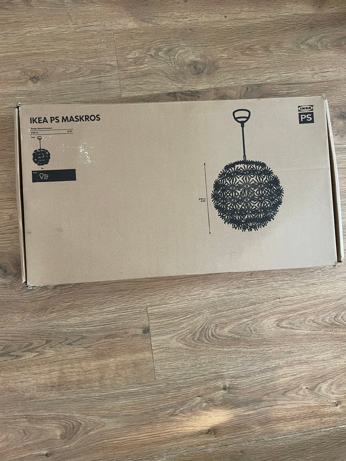 IKEA PS Maskros Hanglamp - Nieuw in doos, Ophalen of Verzenden, Nieuw, Kunststof, 50 tot 75 cm