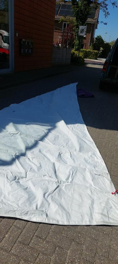Fok, werkfok, kotterfok., Ophalen of Verzenden, 6 meter of meer, Genua of Fok, Minder dan 15 m²