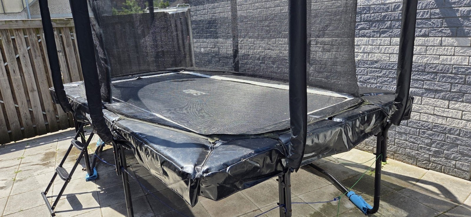 Salta Trampoline First Class rechthoekig incl veiligheidsnet, Ophalen