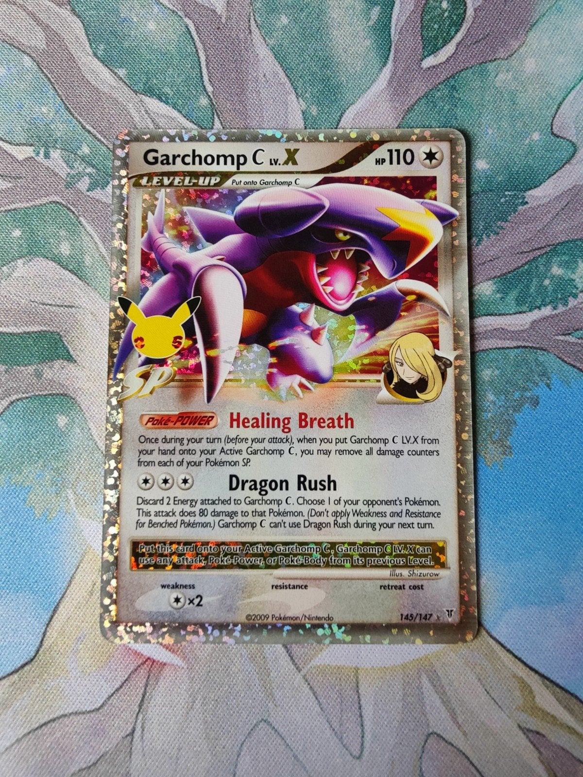 Pokemon celebrations garchomp c lv.x 145/147, Ophalen of Verzenden, Nieuw, Losse kaart, Foil