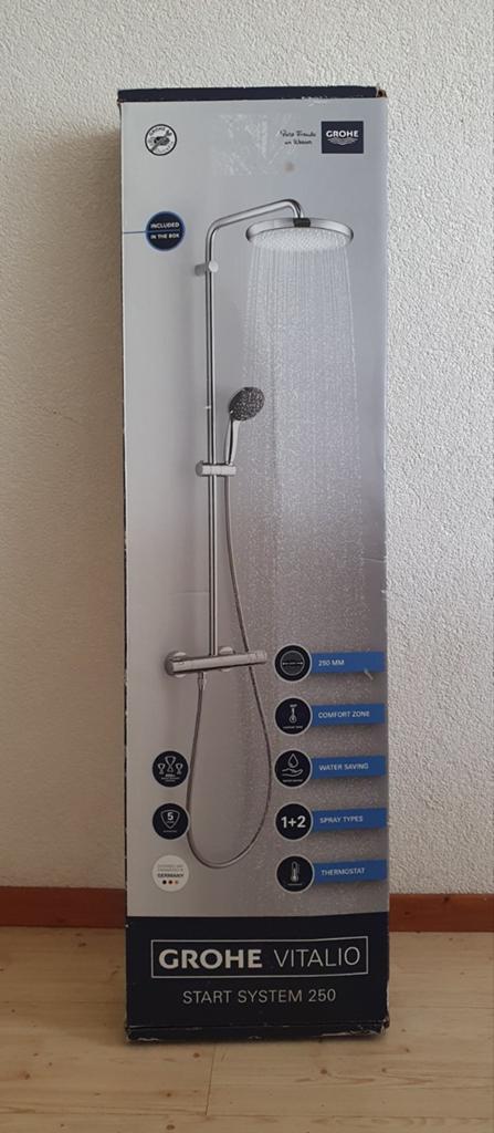 Grohe Vitalio Start System 250 NIEUW, Doe-het-zelf en Verbouw, Sanitair, Ophalen of Verzenden, Nieuw, Chroom, Douche