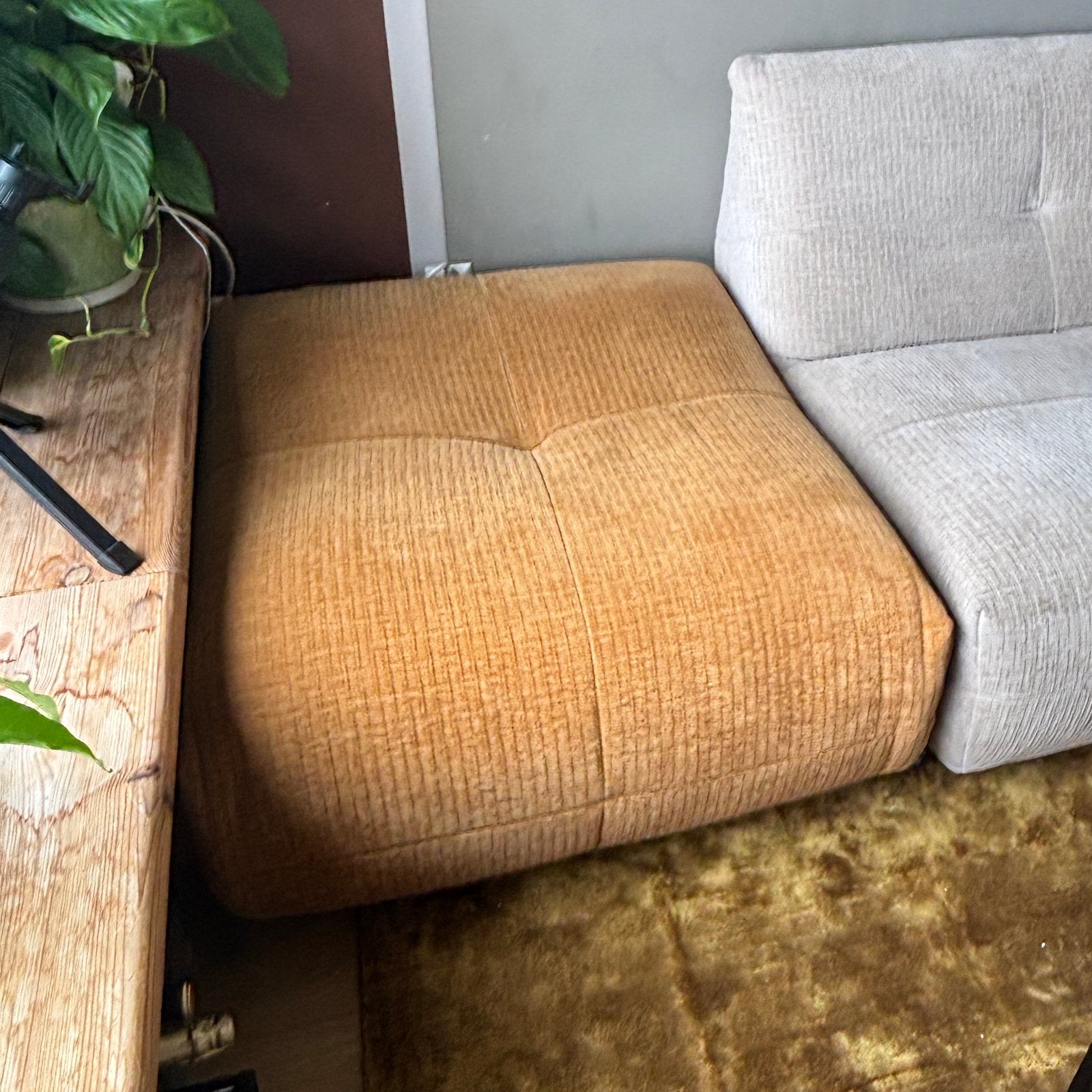 Loods 5 Hocker Flynn Large – Topaz Nature – NIEUW, Ophalen, 125 cm of meer, Vierkant, Zo goed als nieuw