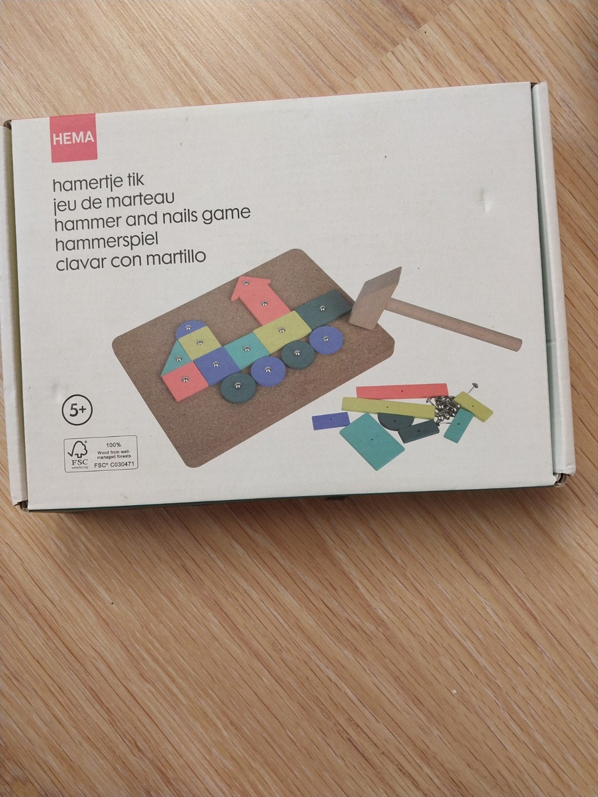 Hema Hamertje Tik Spel - Creatief Bouwen voor Kinderen, Ophalen of Verzenden, Zo goed als nieuw, Knutselen