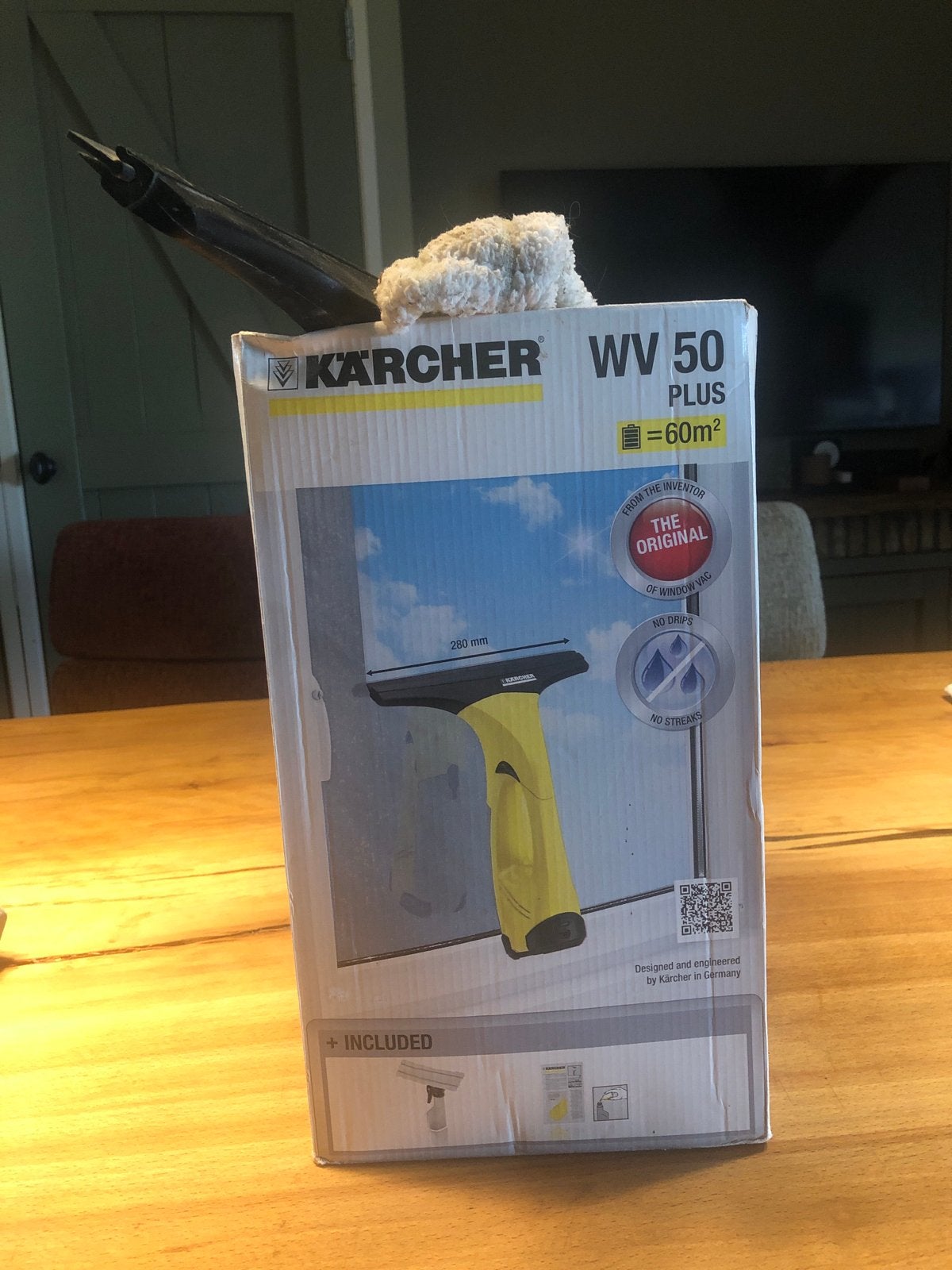 Kärcher WV 50 Plus Raamwisser - Elektrisch, Ophalen of Verzenden, Raamwisser of Trekker
