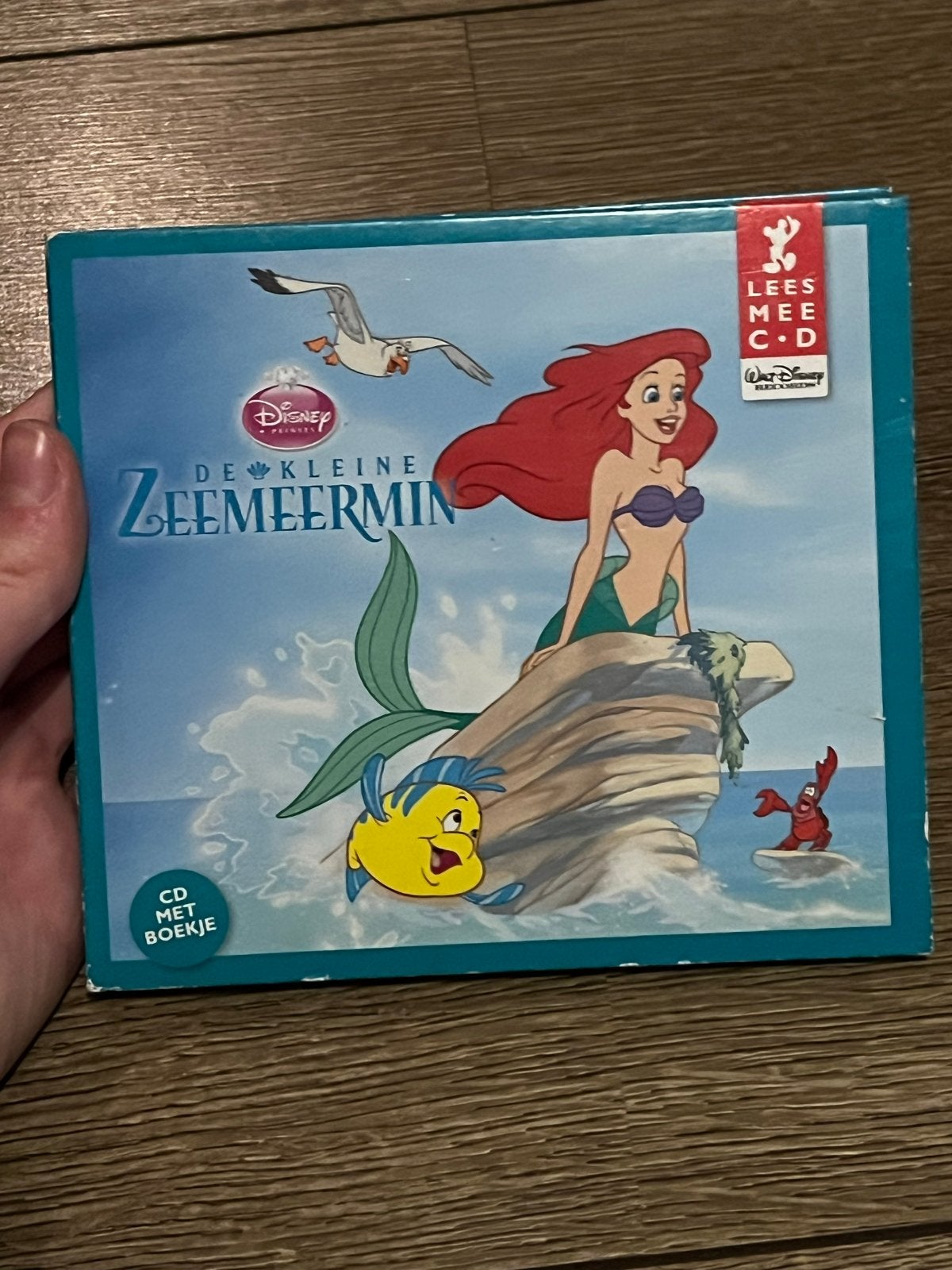 Disney De Kleine Zeemeermin Luister CD met Boekje, Luisterboek, Ophalen of Verzenden, Inclusief boekje, 3 tot 5 jaar
