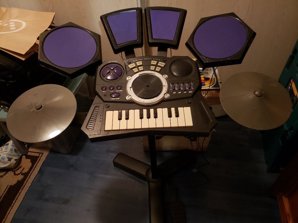 Foto 9 van Digitale drumstel en keyboard set voor kinderen
