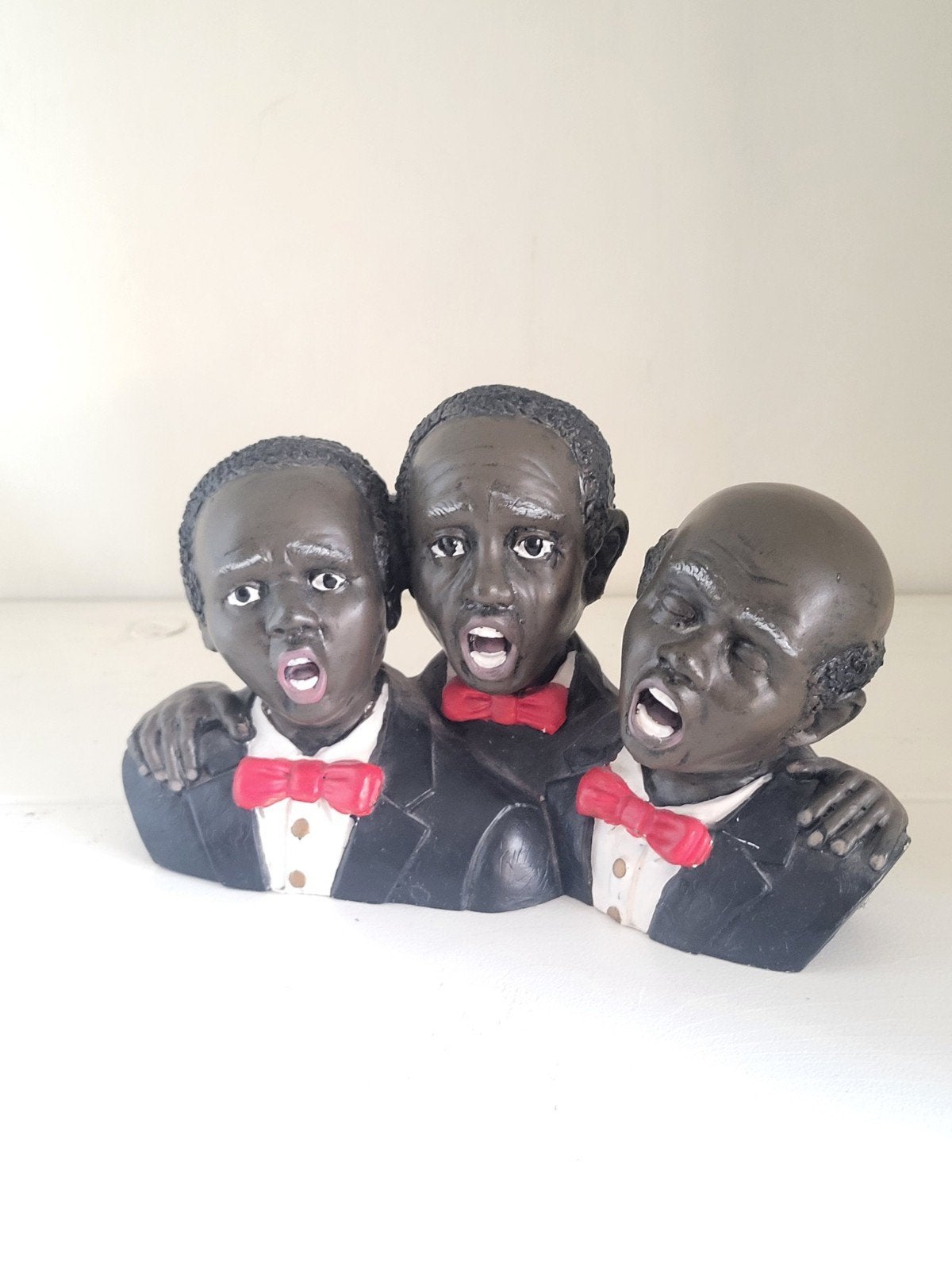 Beeldje van zingende mannen - Koorbeeldje, Antiek en Kunst, Groep mensen, Minder dan 20 cm, Ophalen of Verzenden, Beeld