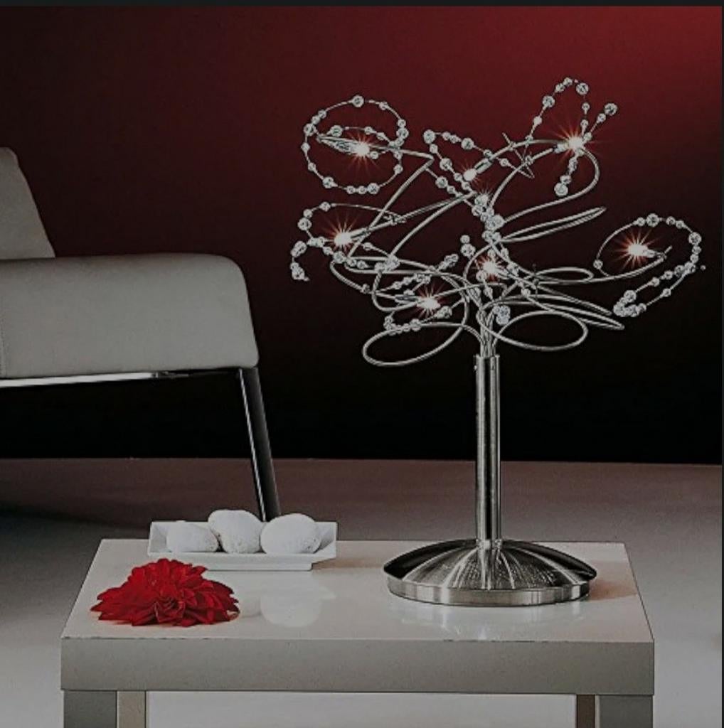 Eglo glas kristal tafellamp Figaro / Linea Verdace., Ophalen of Verzenden