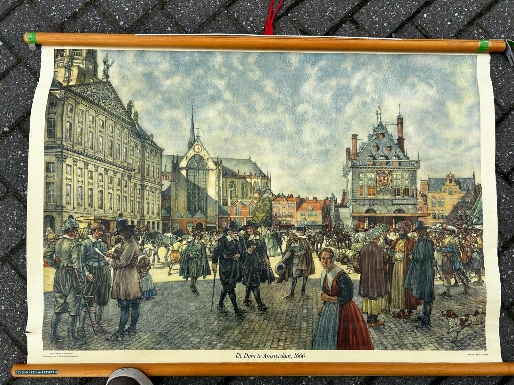 De Dam te Amsterdam, Ophalen of Verzenden, Stad- en Dorpsgezichten