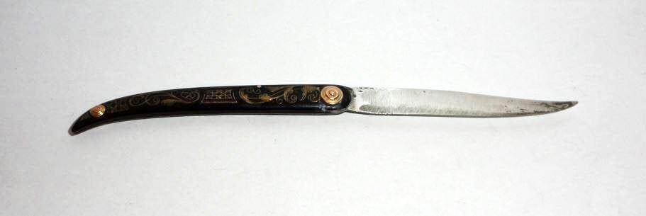 Mes antiek mes pique pocket fruit knife, Verzenden