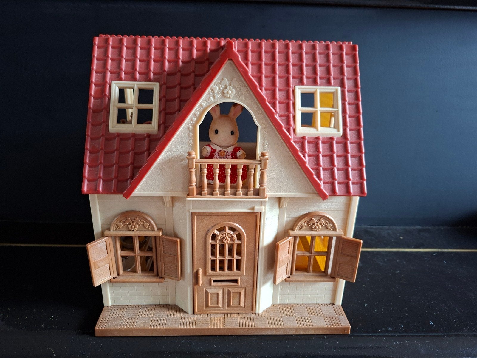 Sylvanian Families PoppenHuis met meubels en figuren, Ophalen of Verzenden