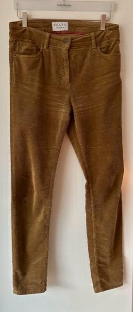 SCAPA fluwelen rib-jeansbroek maat 38 cognackleur, Maat 38/40 (M), Bruin, Verzenden, Zo goed als nieuw