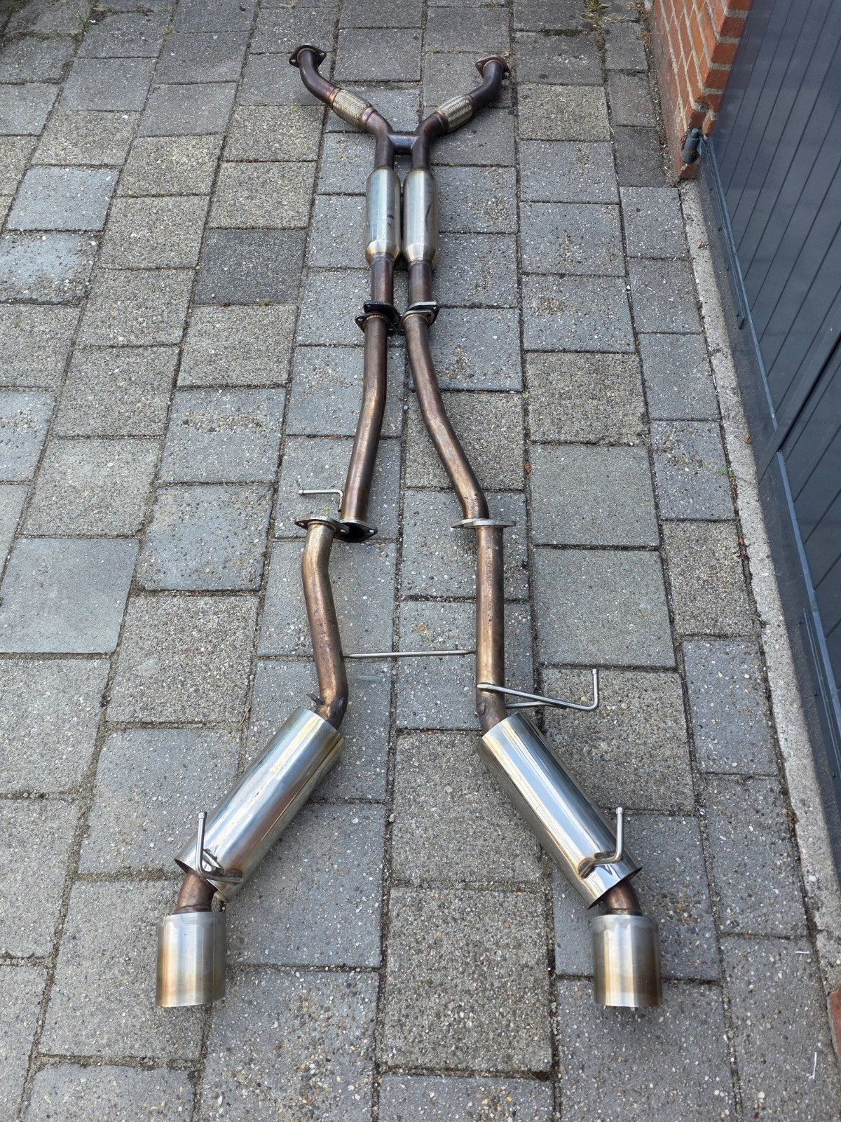 Gebruikte HKS replica uitlaat voor Nissan 350Z, Ophalen, Gebruikt, Nissan