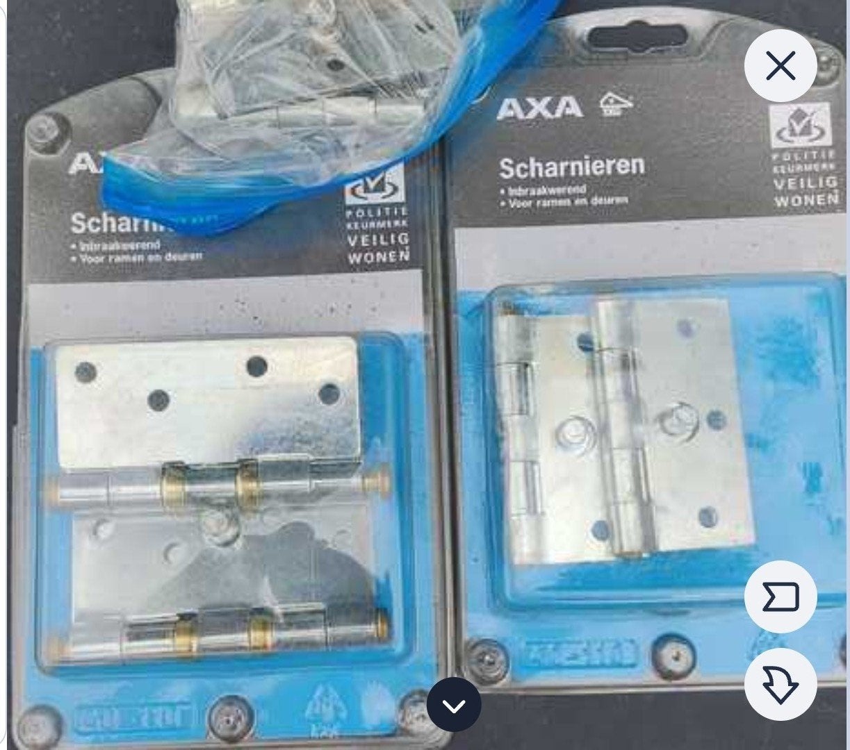 AXA Scharnieren, Ophalen, Nieuw, Rvs, Scharnier