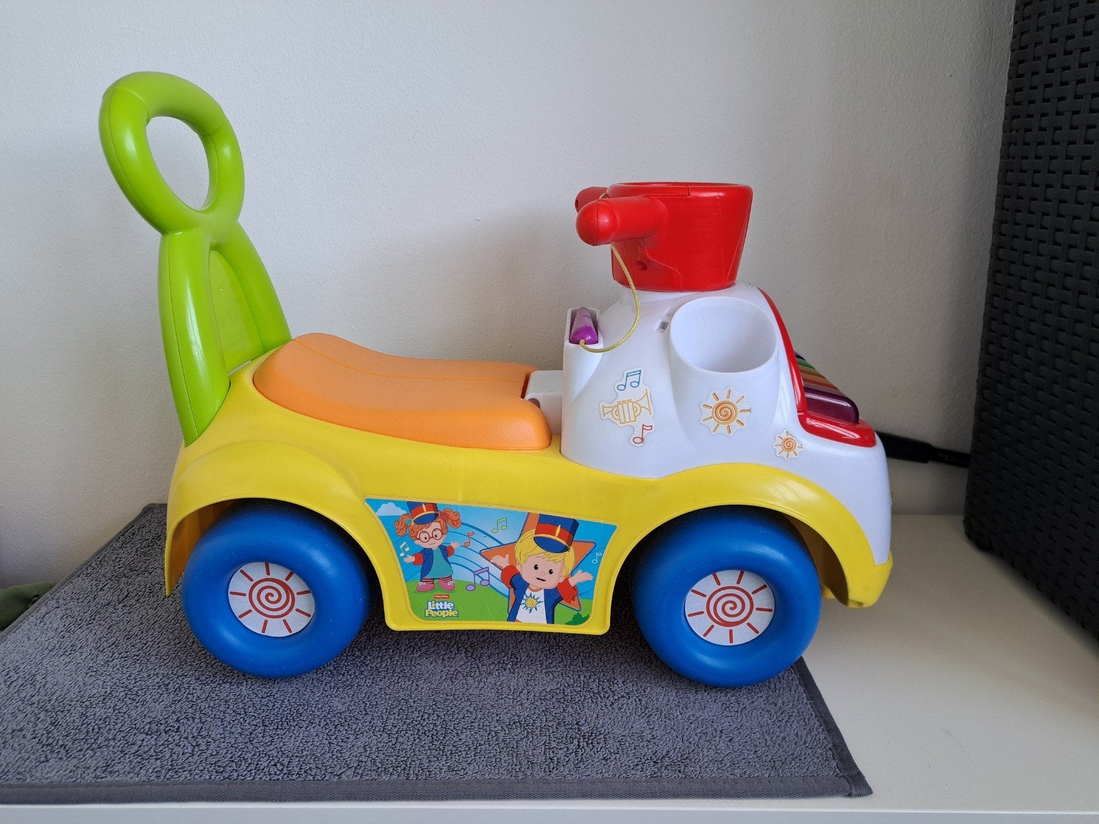Fisher-Price Little People Muzikale Loopauto met Piano, Ophalen, Gebruikt, Auto, Met wieltjes