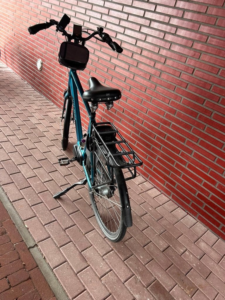 Elektrische fiets. Merk Van Dijk, Fietsen en Brommers, Fietsen | Heren | Herenfietsen, Gebruikt, Velgrem, 53 tot 57 cm, Ophalen