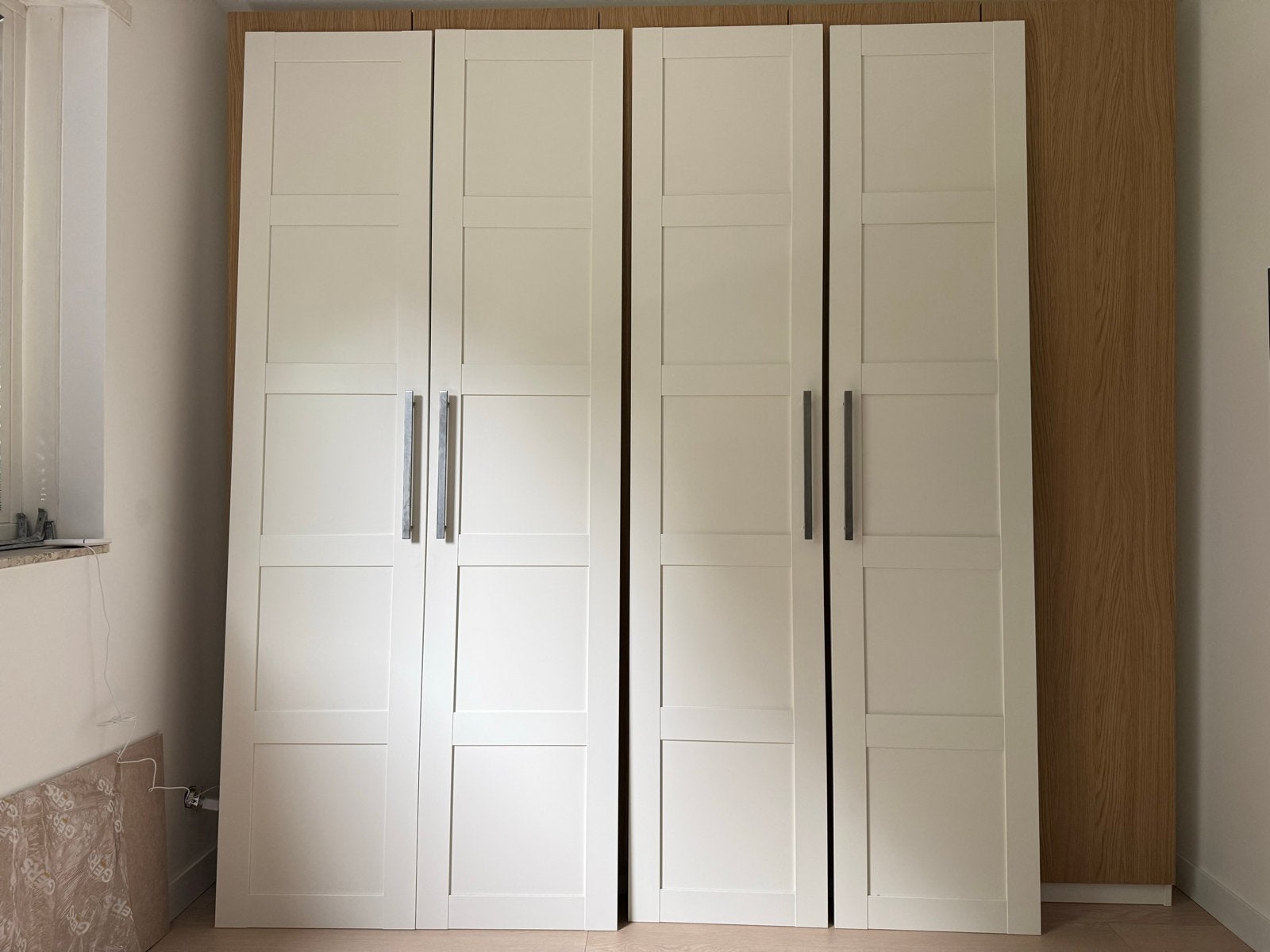 4x IKEA Pax Bergsbo deuren wit 229 cm, Ophalen, Overige materialen, 100 tot 150 cm, 200 cm of meer