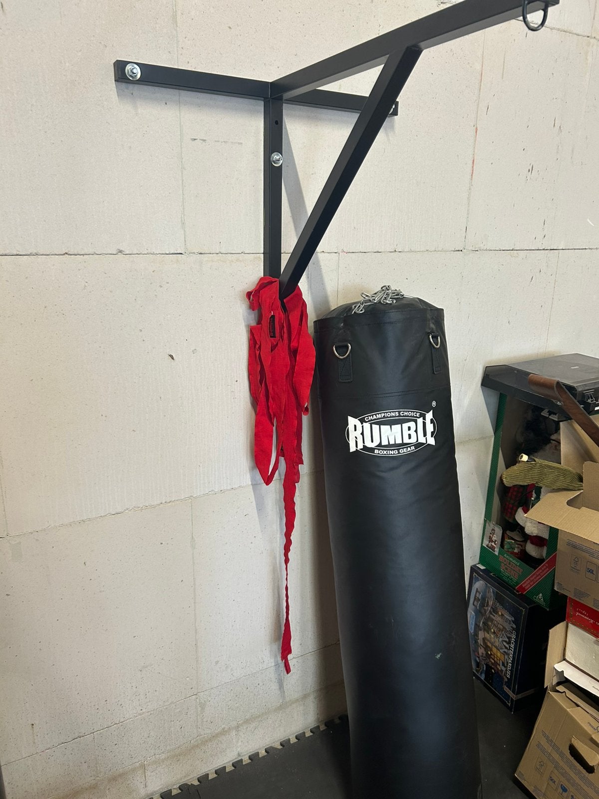 Rumble bokszak, Sport en Fitness, Boksen, Ophalen, Zo goed als nieuw, Bokszak