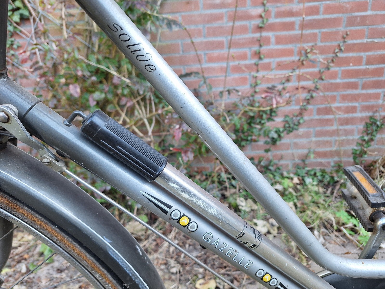 Gazelle Solide 1981 geheel origineel met stangenremmen, Ophalen, Jaren '60 of nieuwer, 59 cm of meer, Gazelle