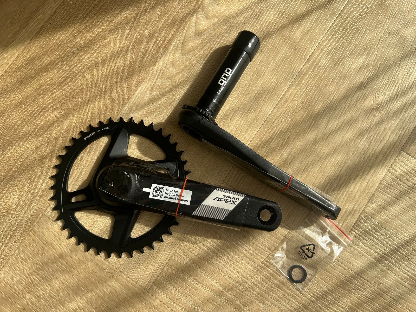 Nieuw SRAM Apex crankstel 170mm, DUB wide, Crankstel of Pedalen, Nieuw, Ophalen of Verzenden, Gravelbike