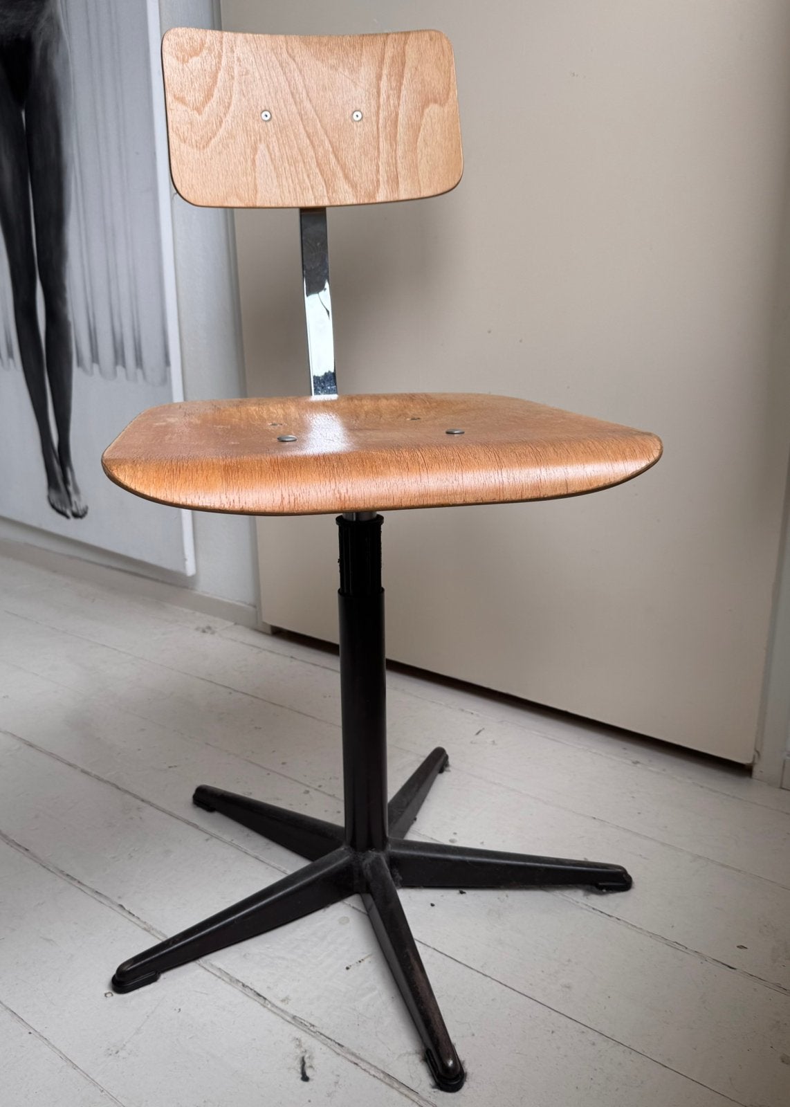 Vintage draaistoel/bureaustoel, Ophalen, Gebruikt, Bureaustoel