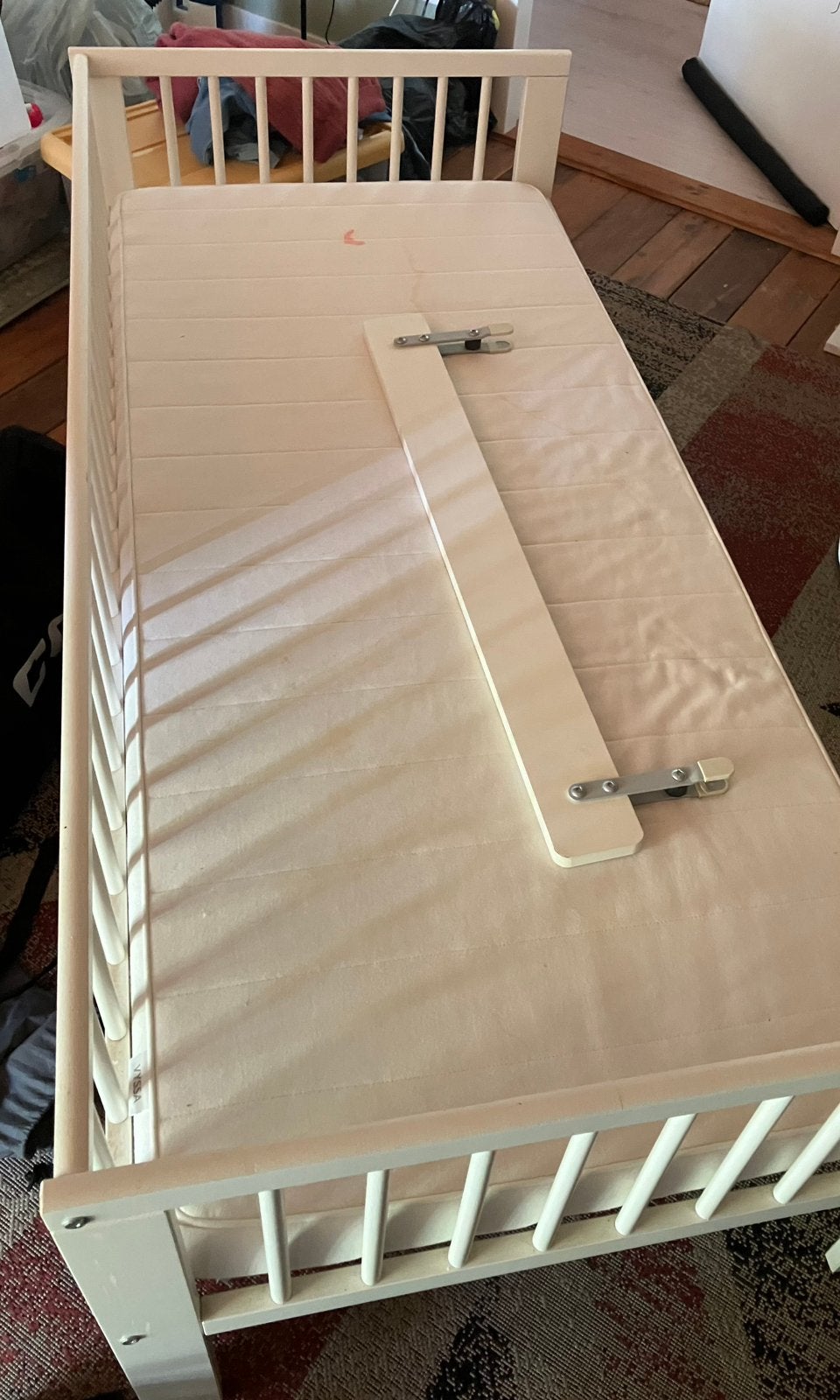 Peuterbed ikea 70x160cm, Ophalen, Gebruikt, 70 tot 85 cm, 140 tot 160 cm