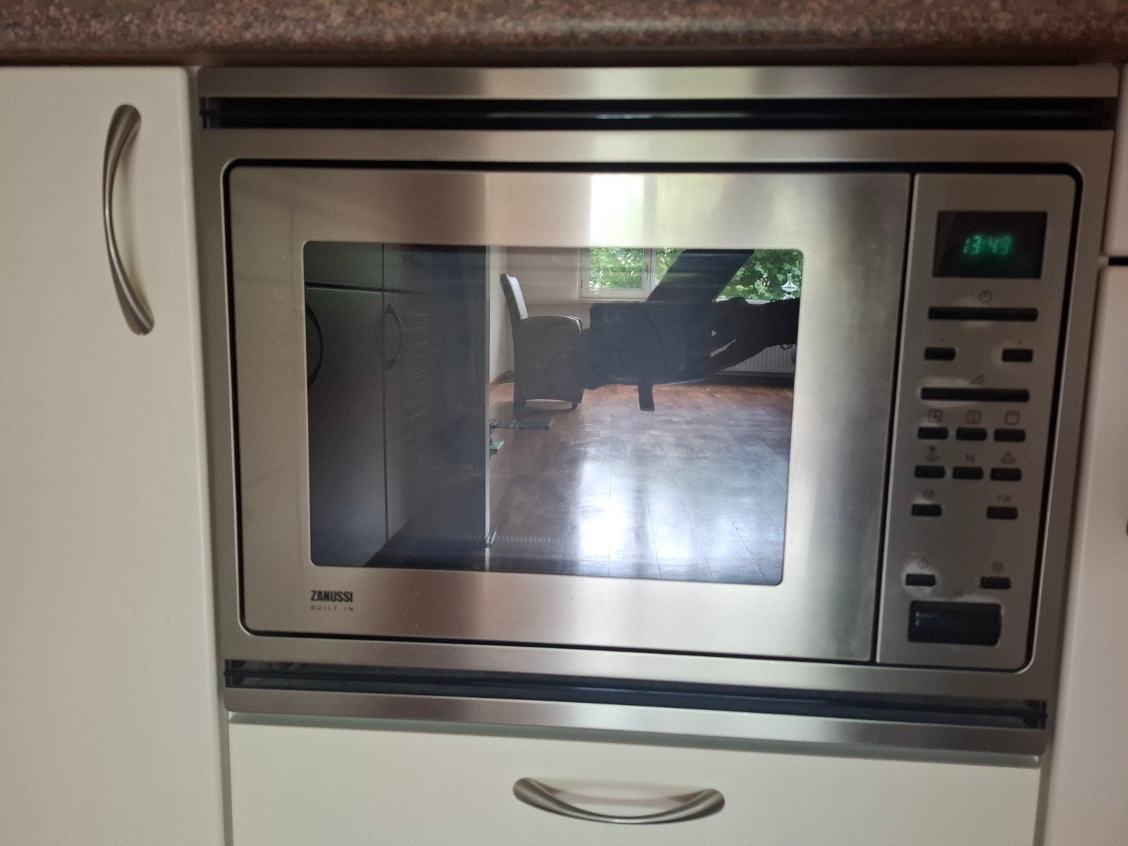 Zanussi inbouw combimagnetron-oven - nog in goede staat, Witgoed en Apparatuur, Ophalen, Combimagnetron, Gebruikt, Inbouw