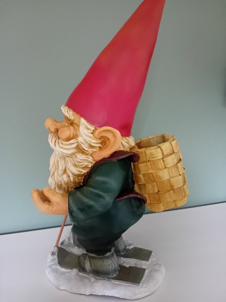 Rien Poortvliet kabouter op skie's (ZELDZAAM), Verzamelen, Ophalen of Verzenden, Zo goed als nieuw, Overige typen