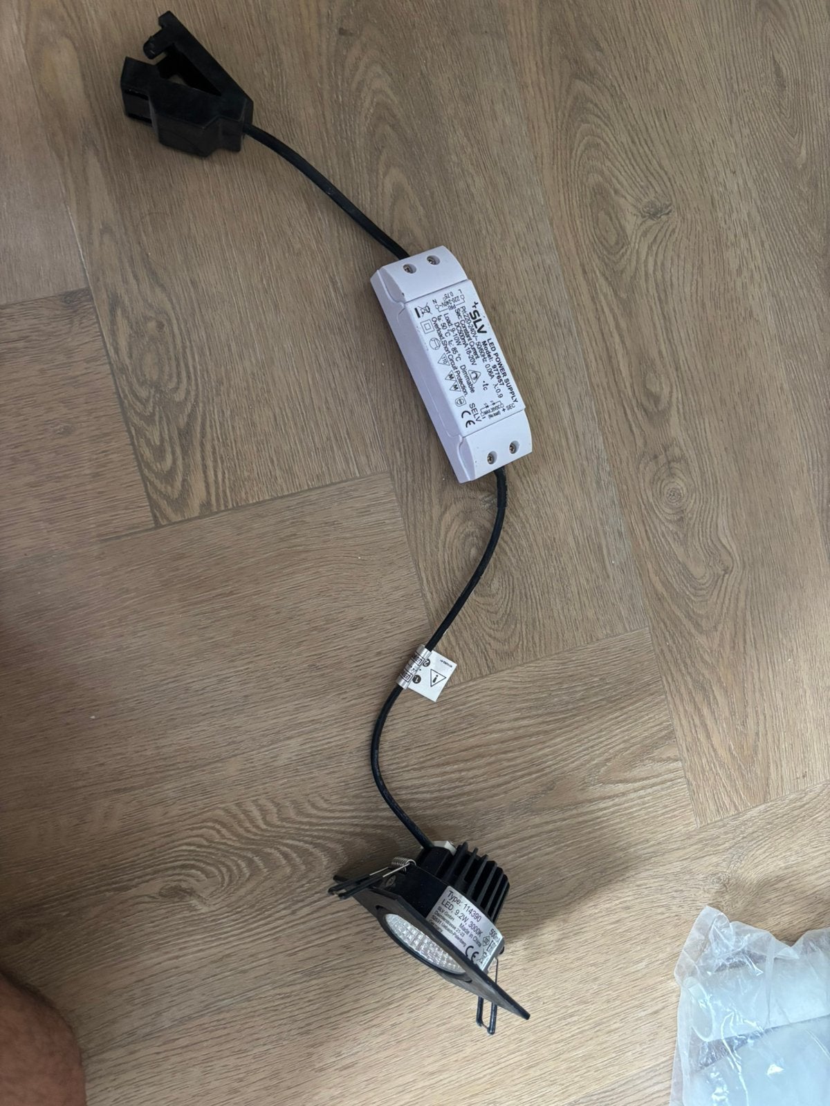 3x SLV LED Inbouwspot 9,2W 3000K + Dimbare Driver 977657, Ophalen of Verzenden, Zo goed als nieuw